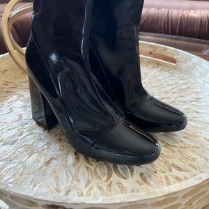 Zara Black Sock Boots